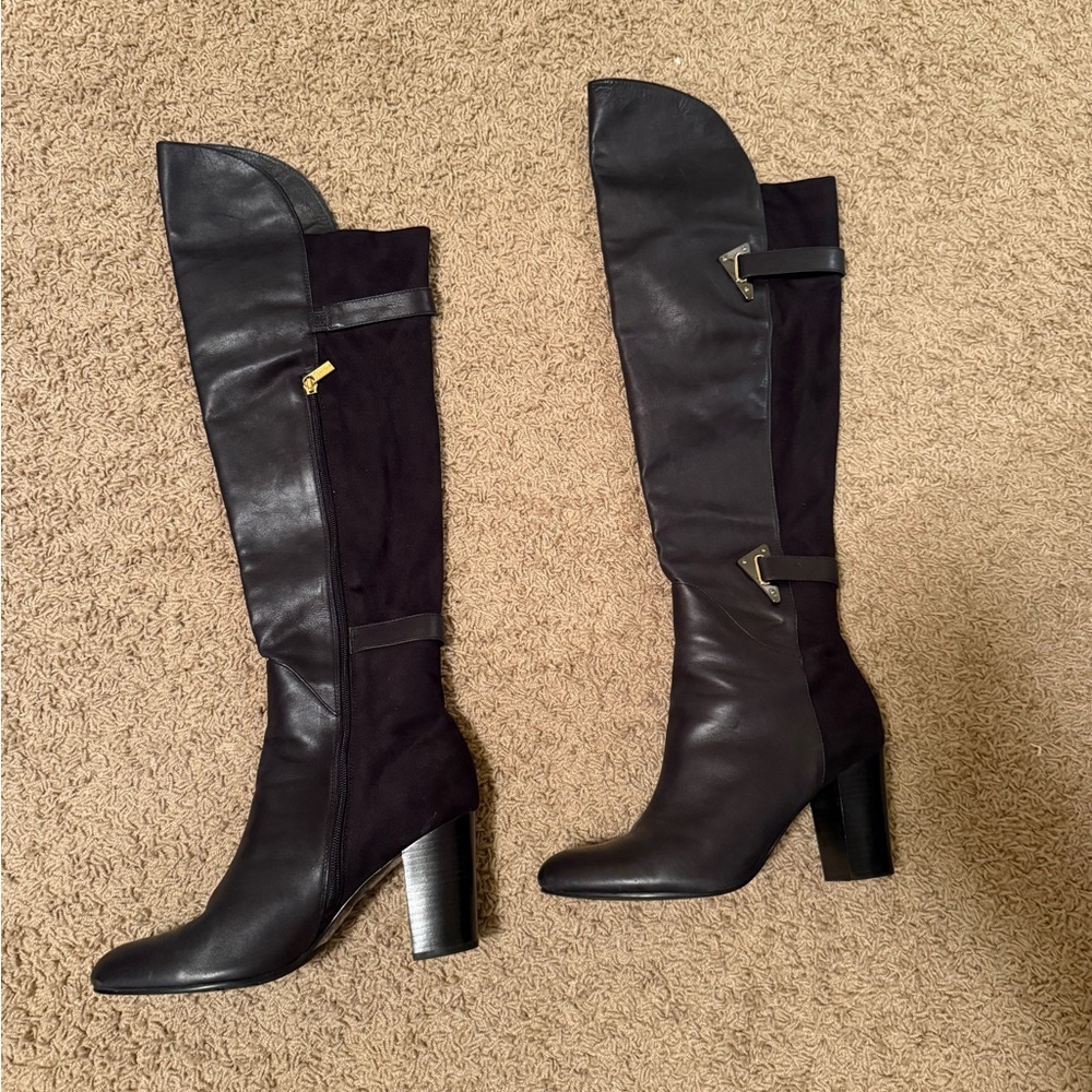 Isola Black Knee-High Boots size 10